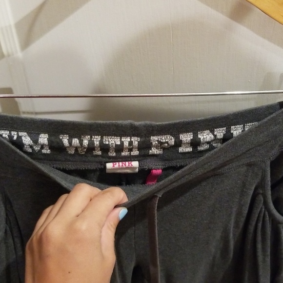 Victoria's Secret PINK Gray Sweatpants - Picture 2 of 7